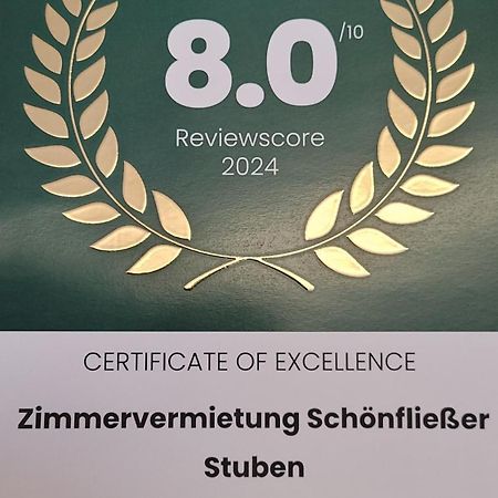 Zimmervermietung Schönfließer Stuben auch für Monteure Eisenhüttenstadt Exterior foto